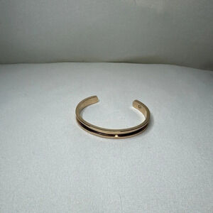 vintage rose gold plated cuff bracelet